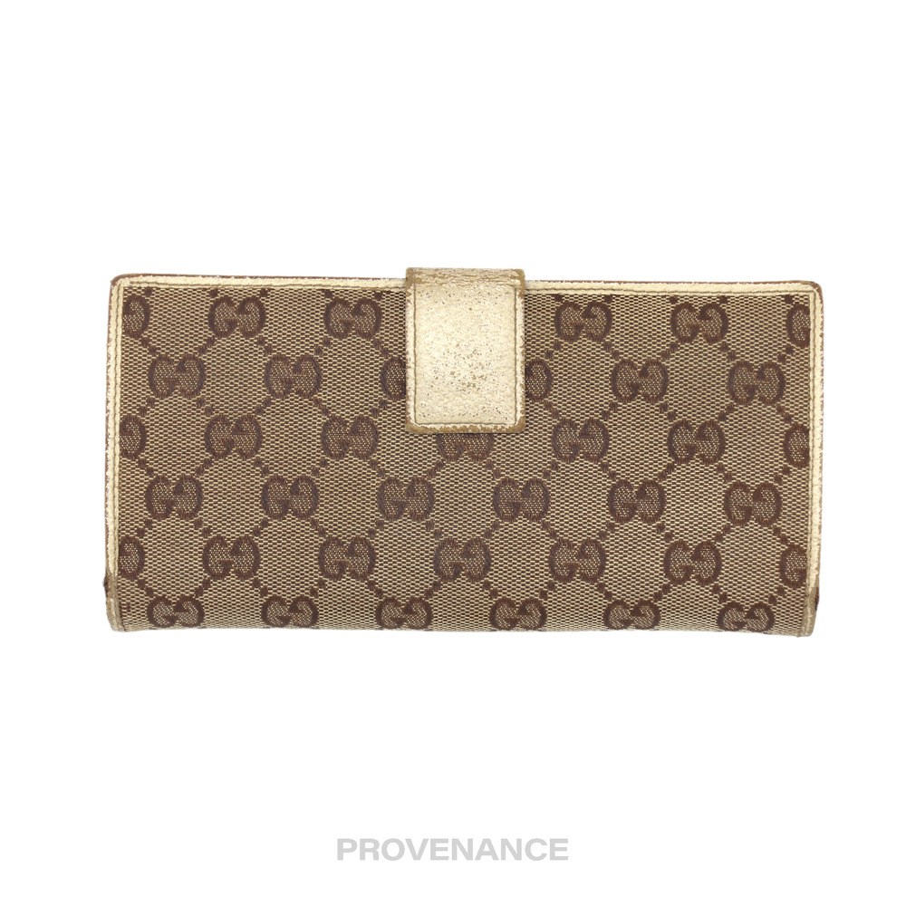 🔴 Gucci Long Wallet - GG Canvas White - Picture 2 of 7